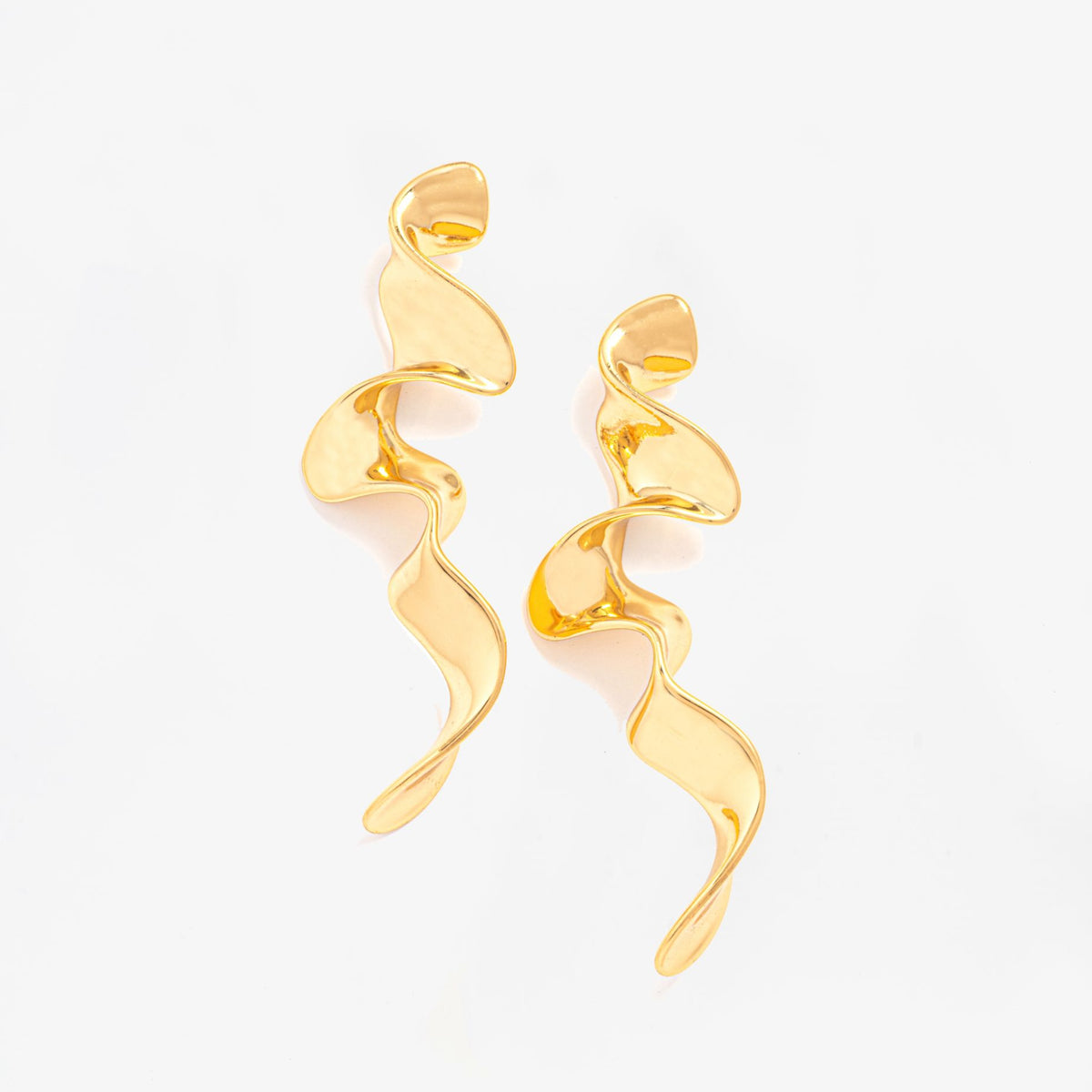 Nami Long Wave Earrings