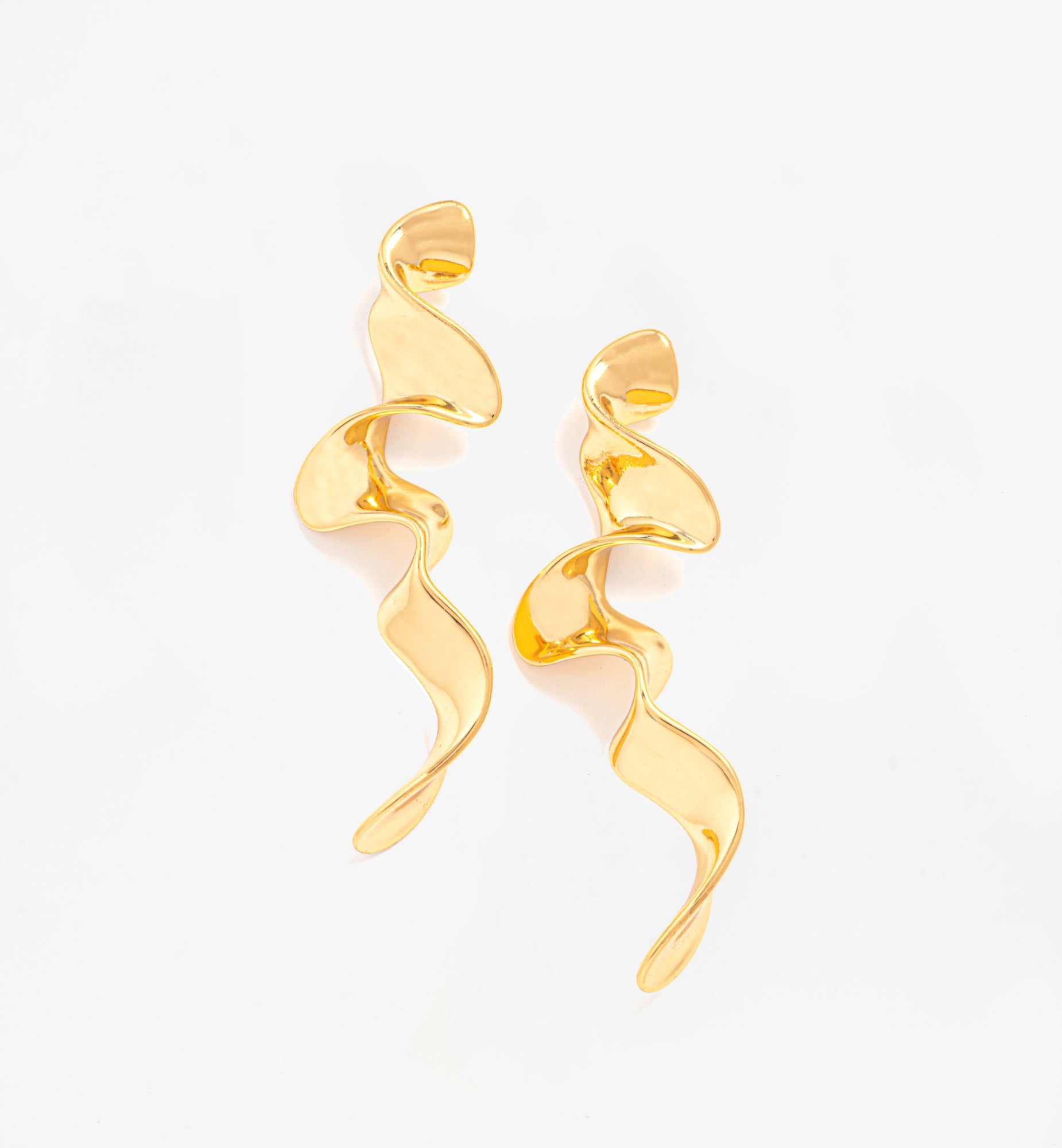 Nami Long Wave Earrings
