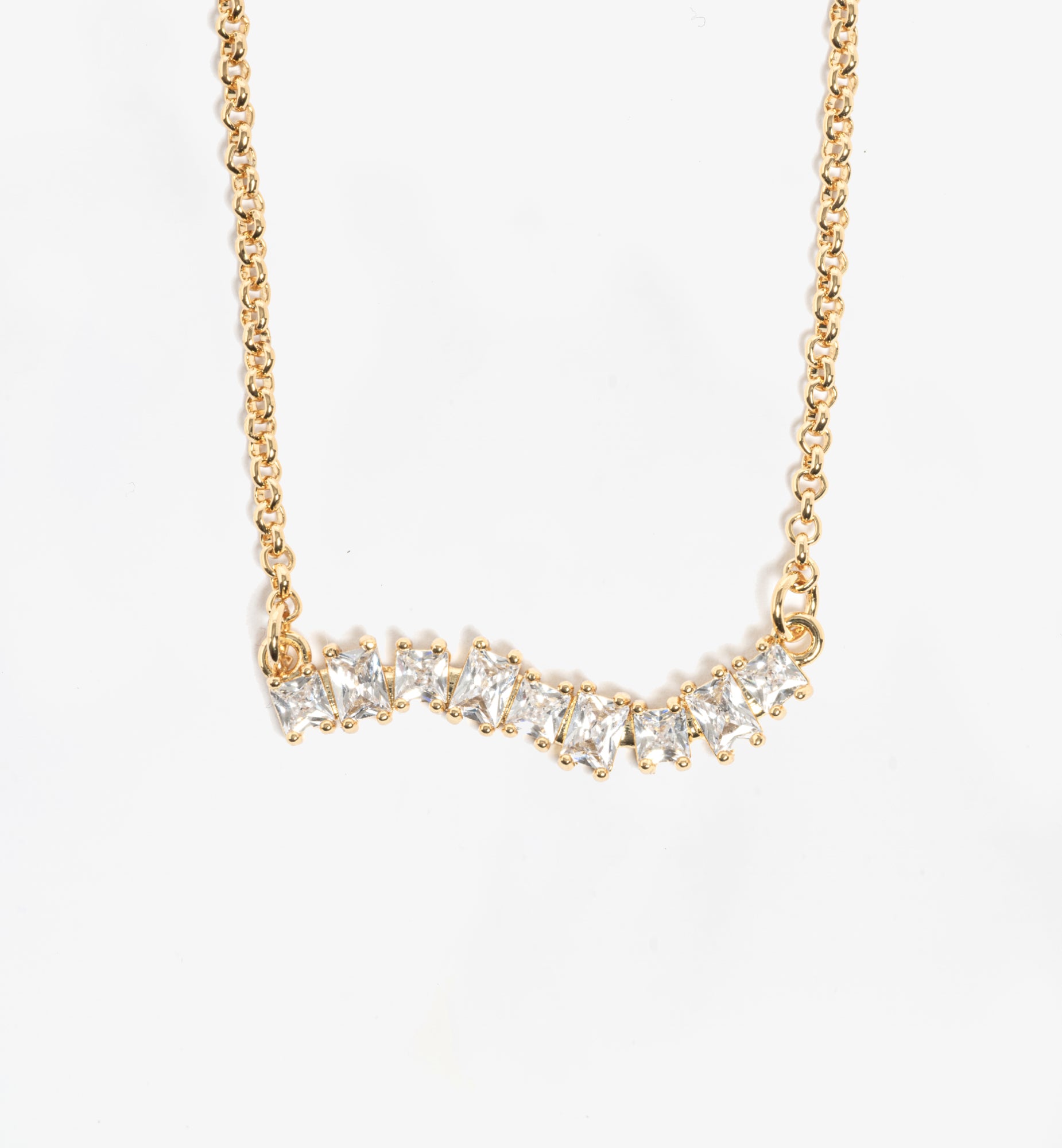 Nami Stone Wave Necklace