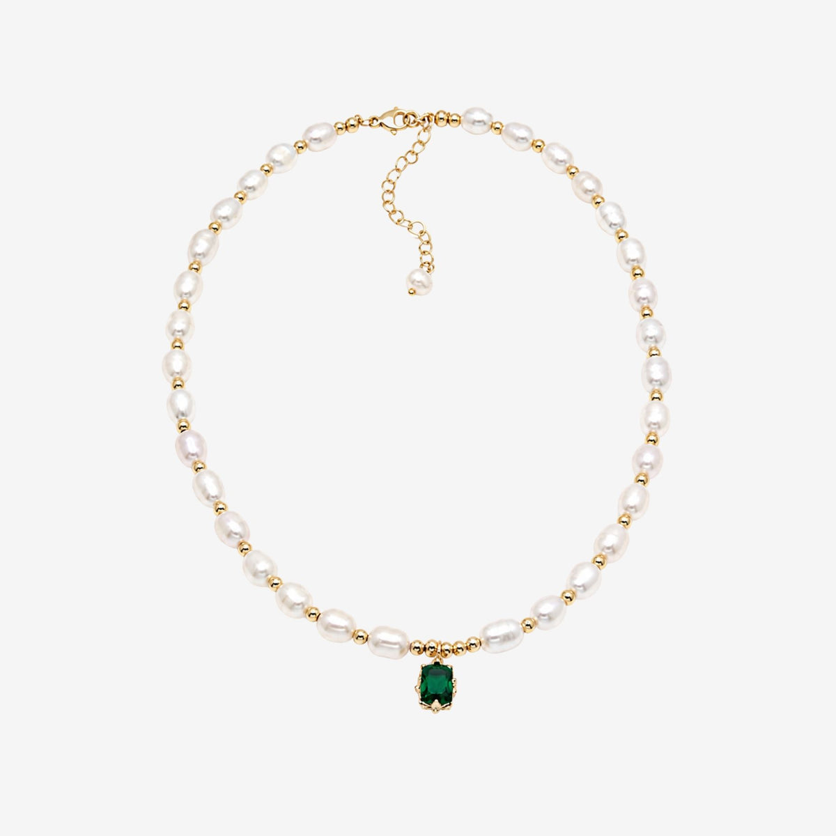 Shinju Pearl Necklace Stone