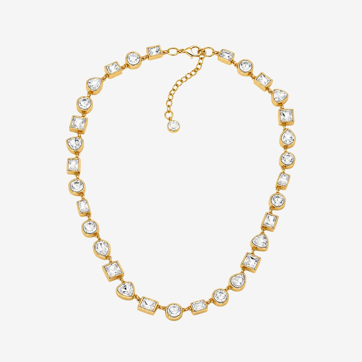 Kin Mixed Stone Gold Necklace
