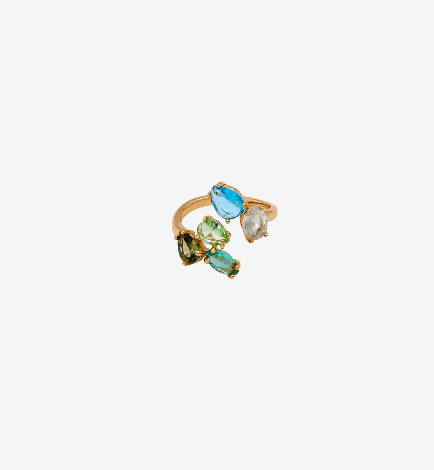 Hanabi Mixed Stones Ring