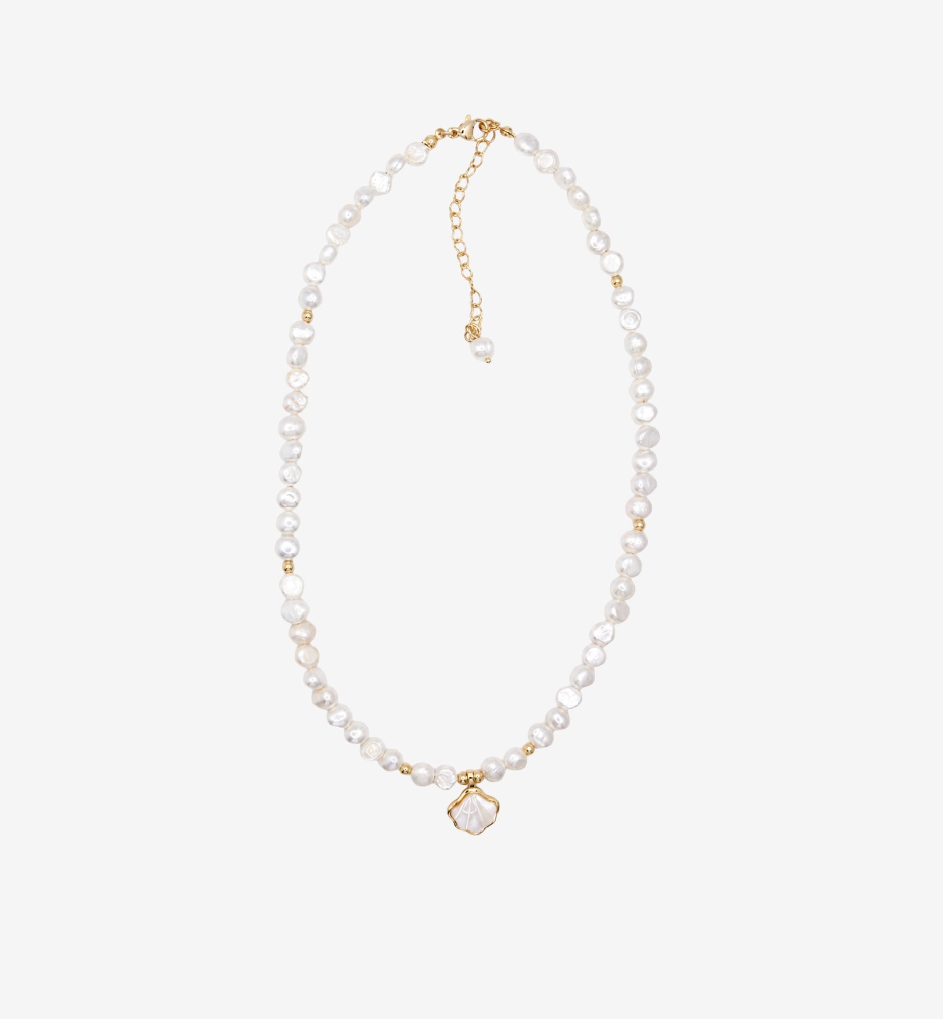 Shinju Pearl Shell Necklace
